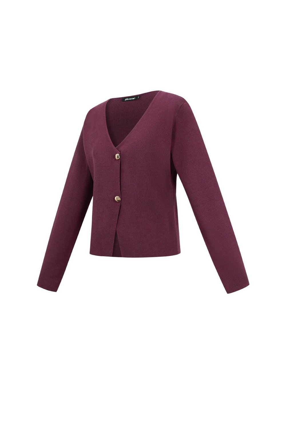 Eine symmetrische Strickjacke h5Bild2
