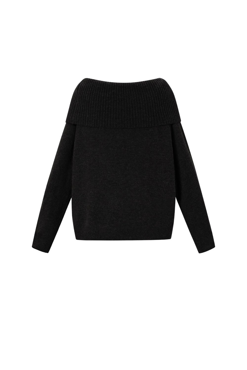 Off the shoulder basic sweater Picture3