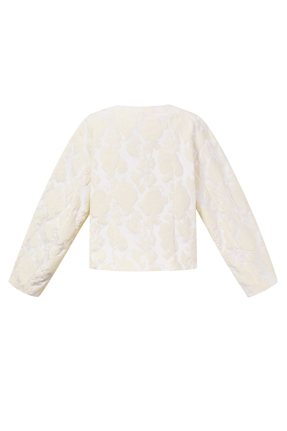 Jacquard Balloon Sleeve Jacket h5Picture3