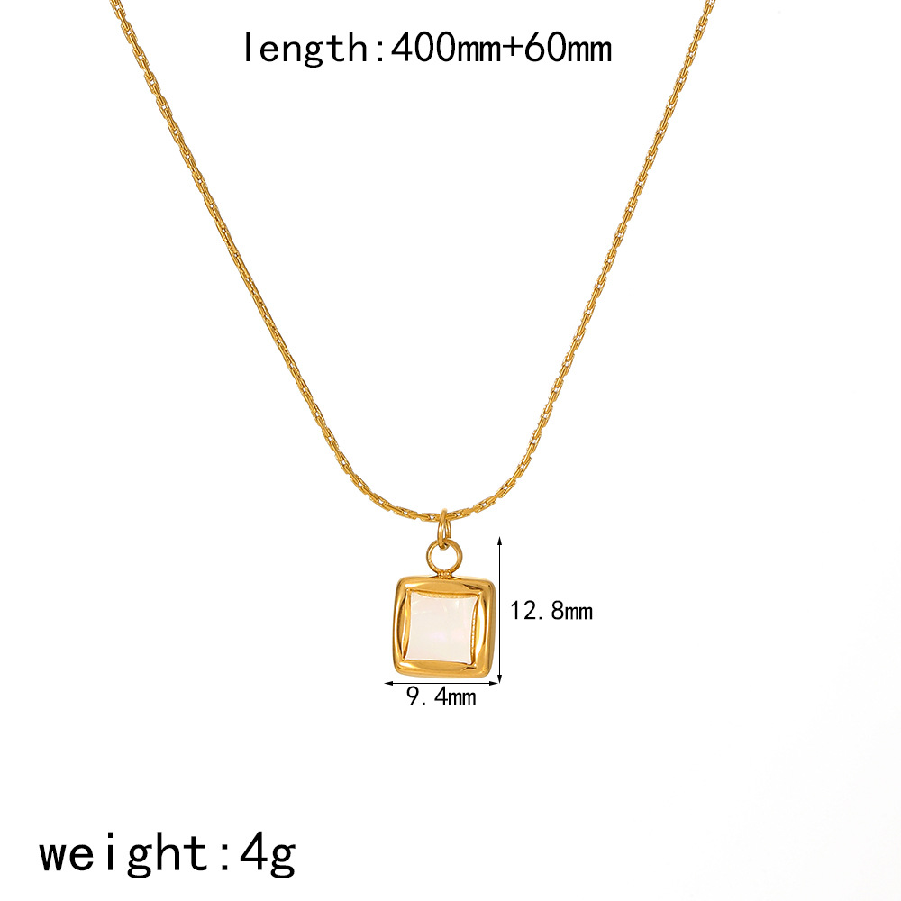 1 piece classic series retro geometric  gold plated pendant necklaces 