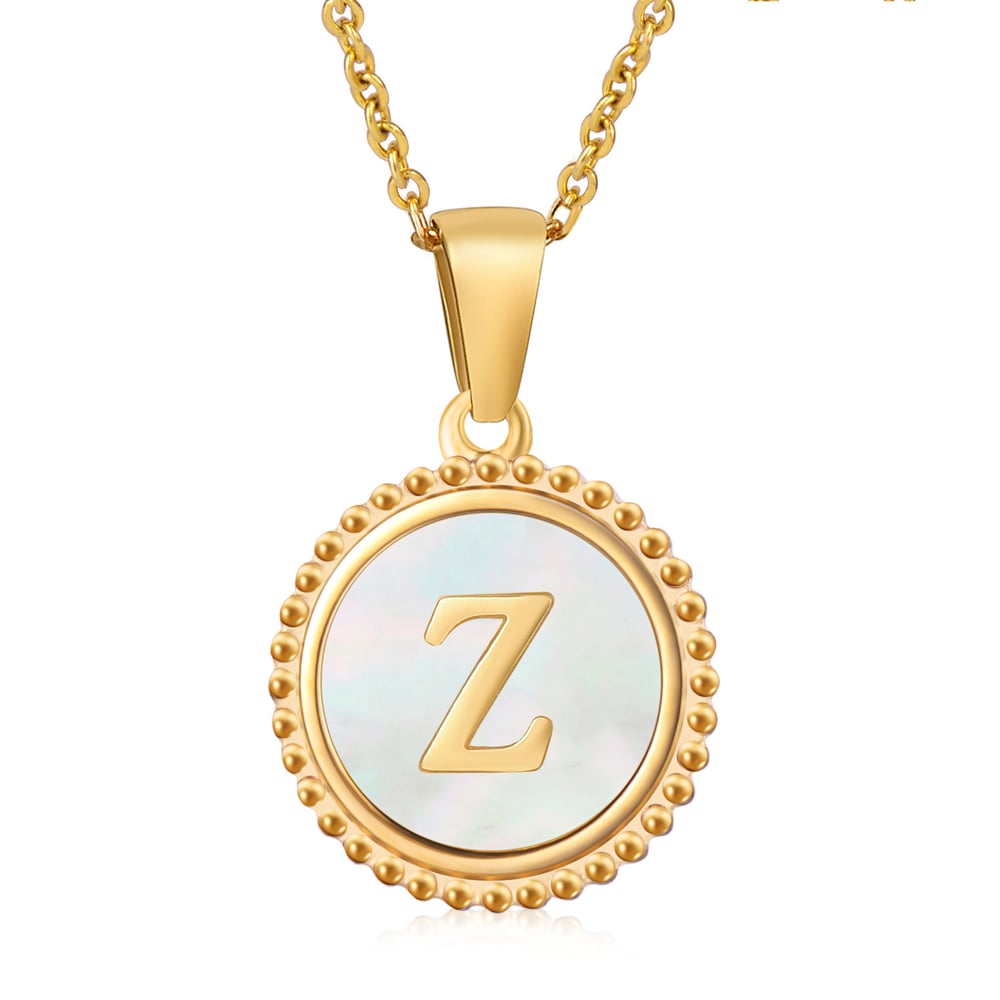 1 Piece Golden Simple Series Simple Letter Women's Pendant Necklaces