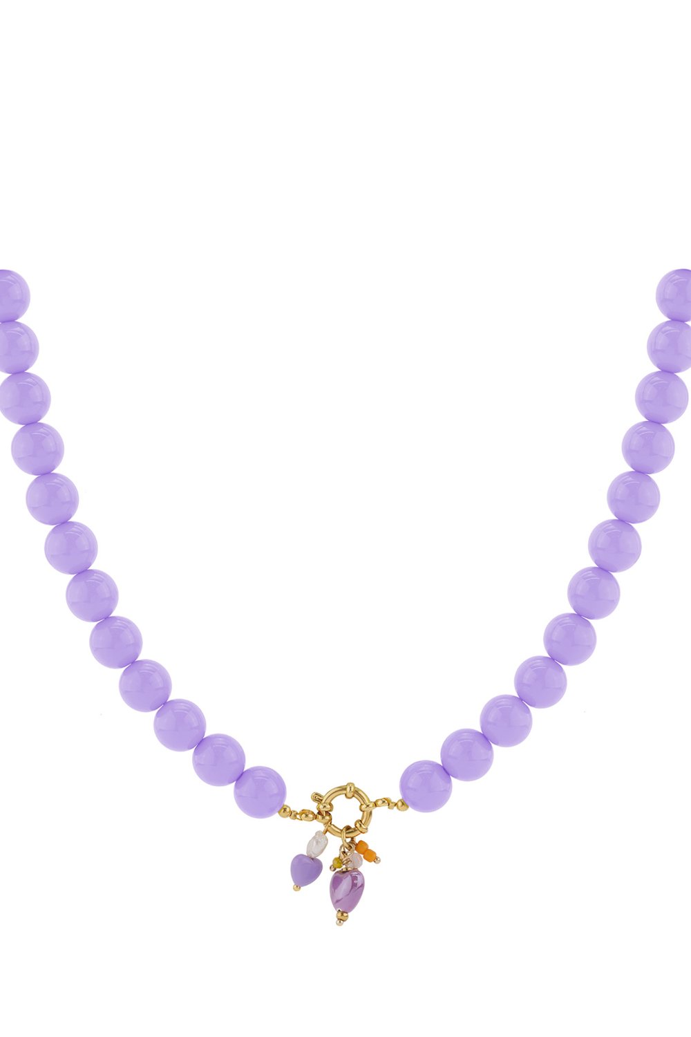 Colored small bead necklace-12mm Picture9