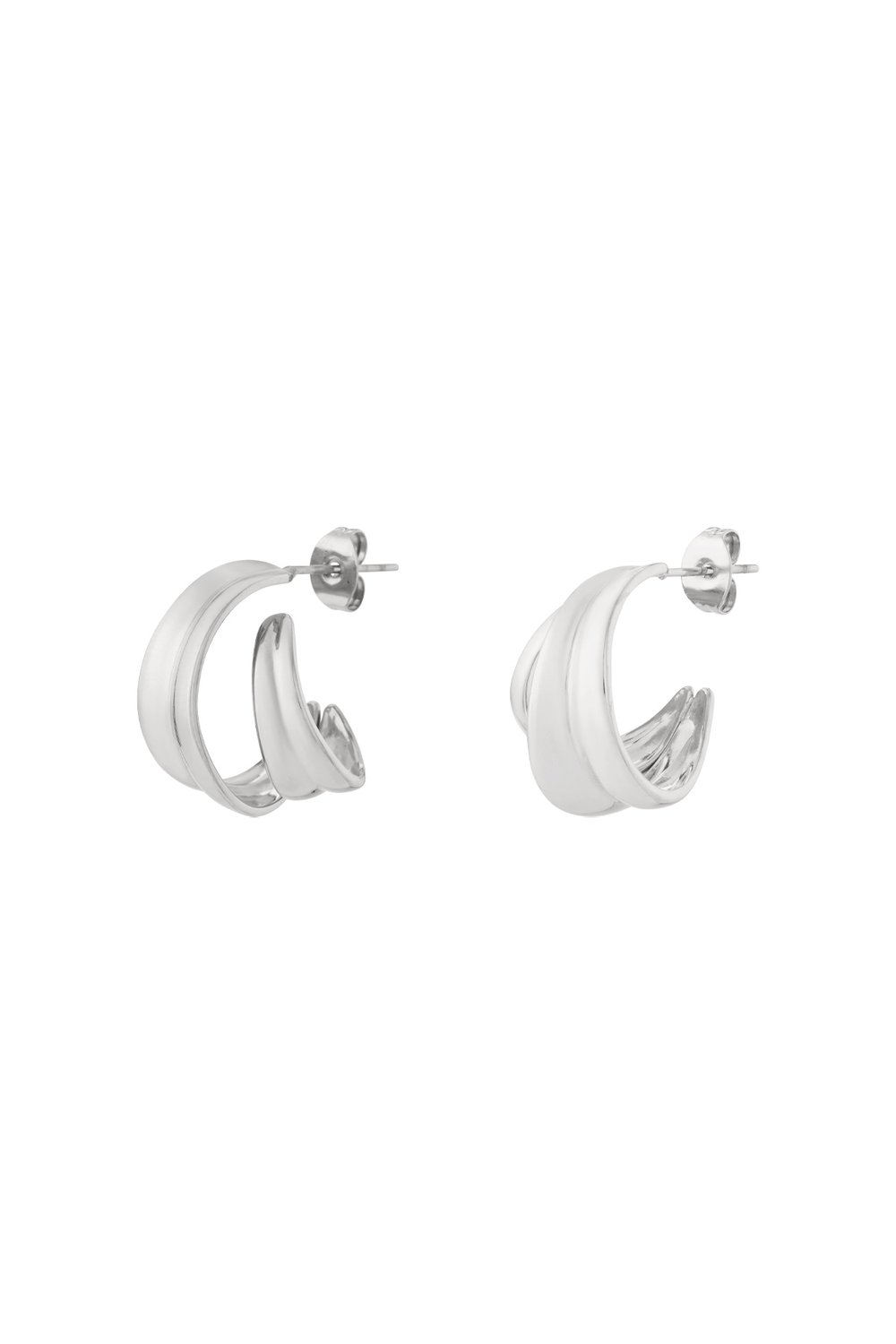 Polished loop earrings Picture3