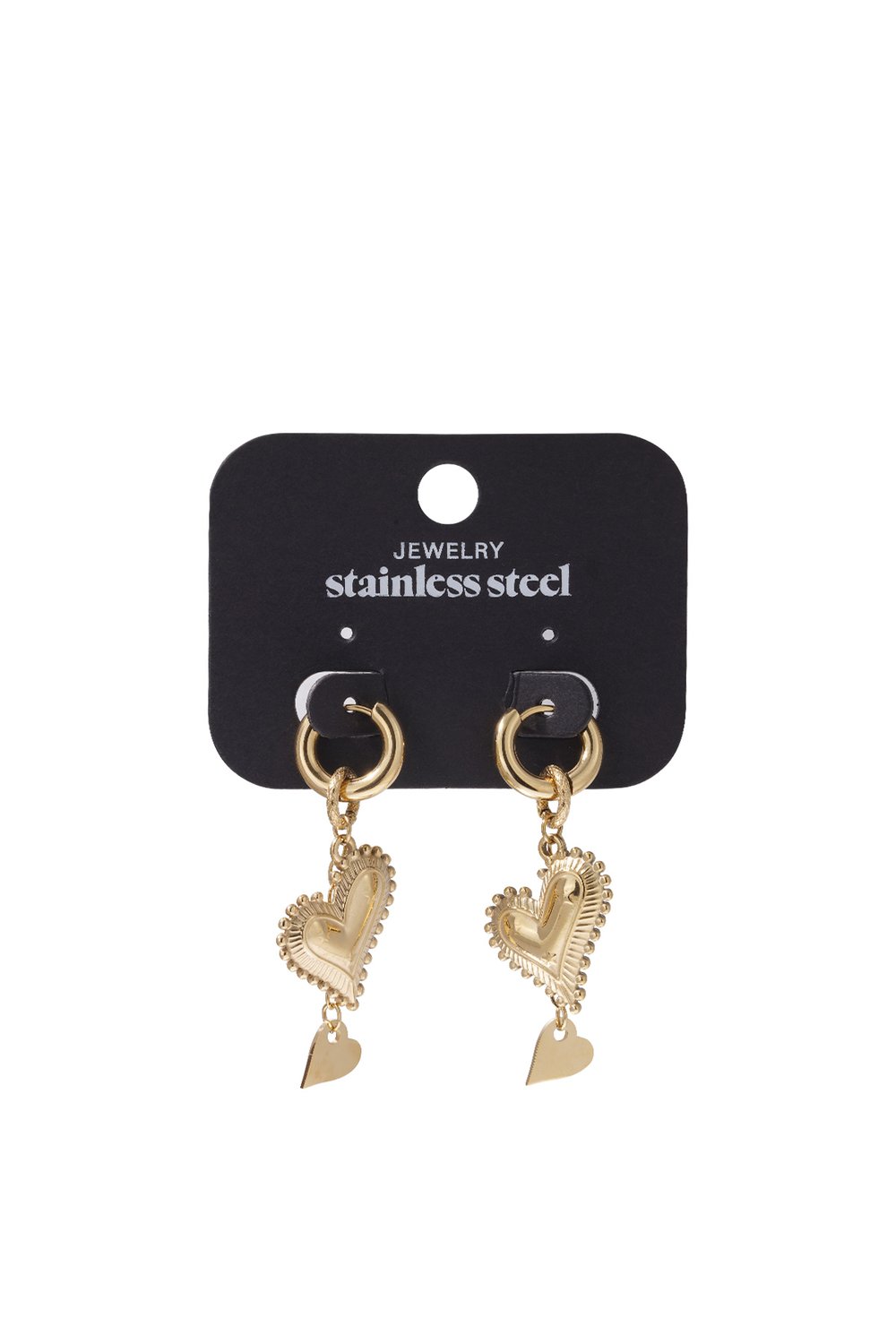 Stainless Steel Drop Earrings Heart Casual Daily Simple Series Women's jewelry Picture4