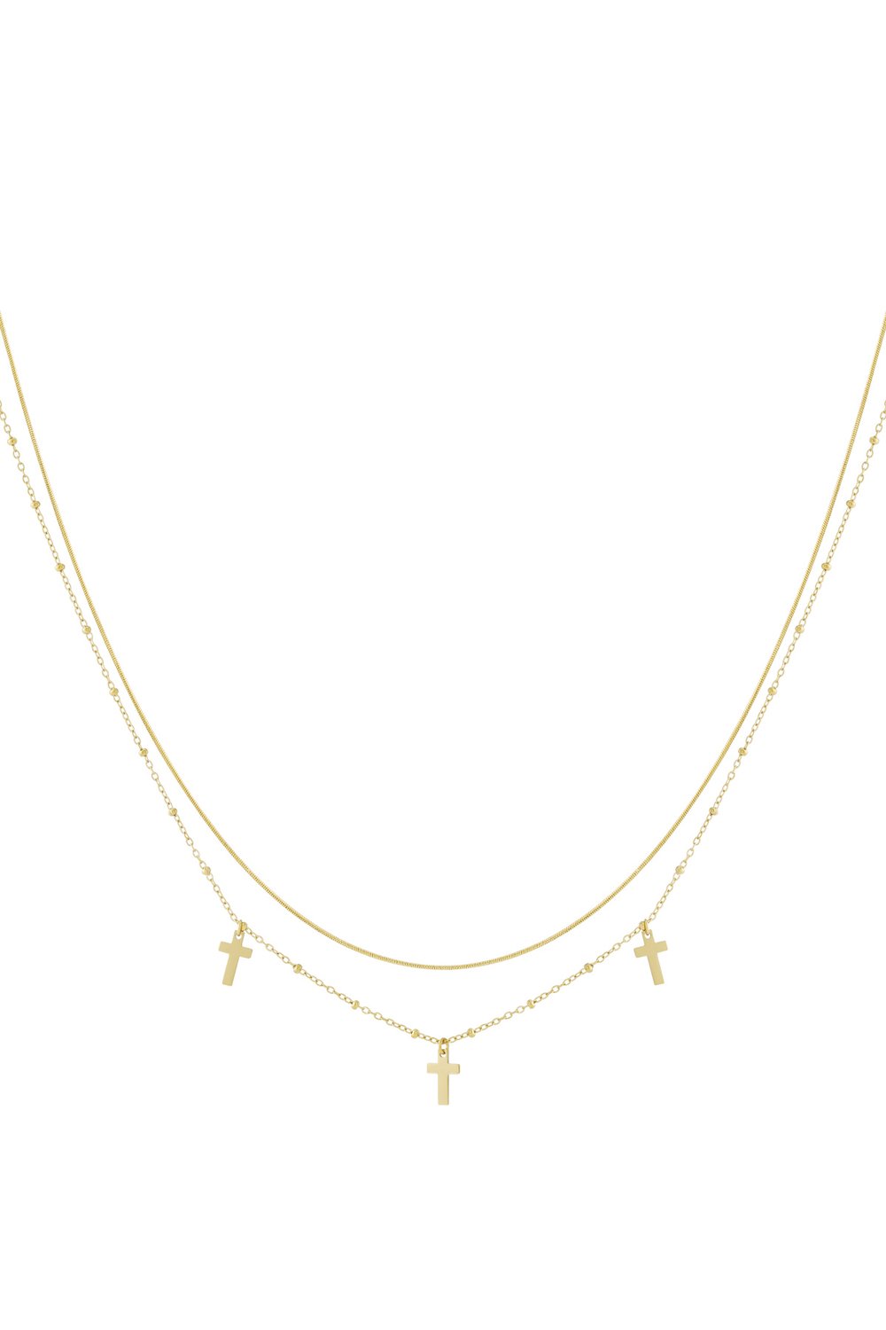   Layered Necklaces Cross Casual Daily Simple Series Women's jewelry 