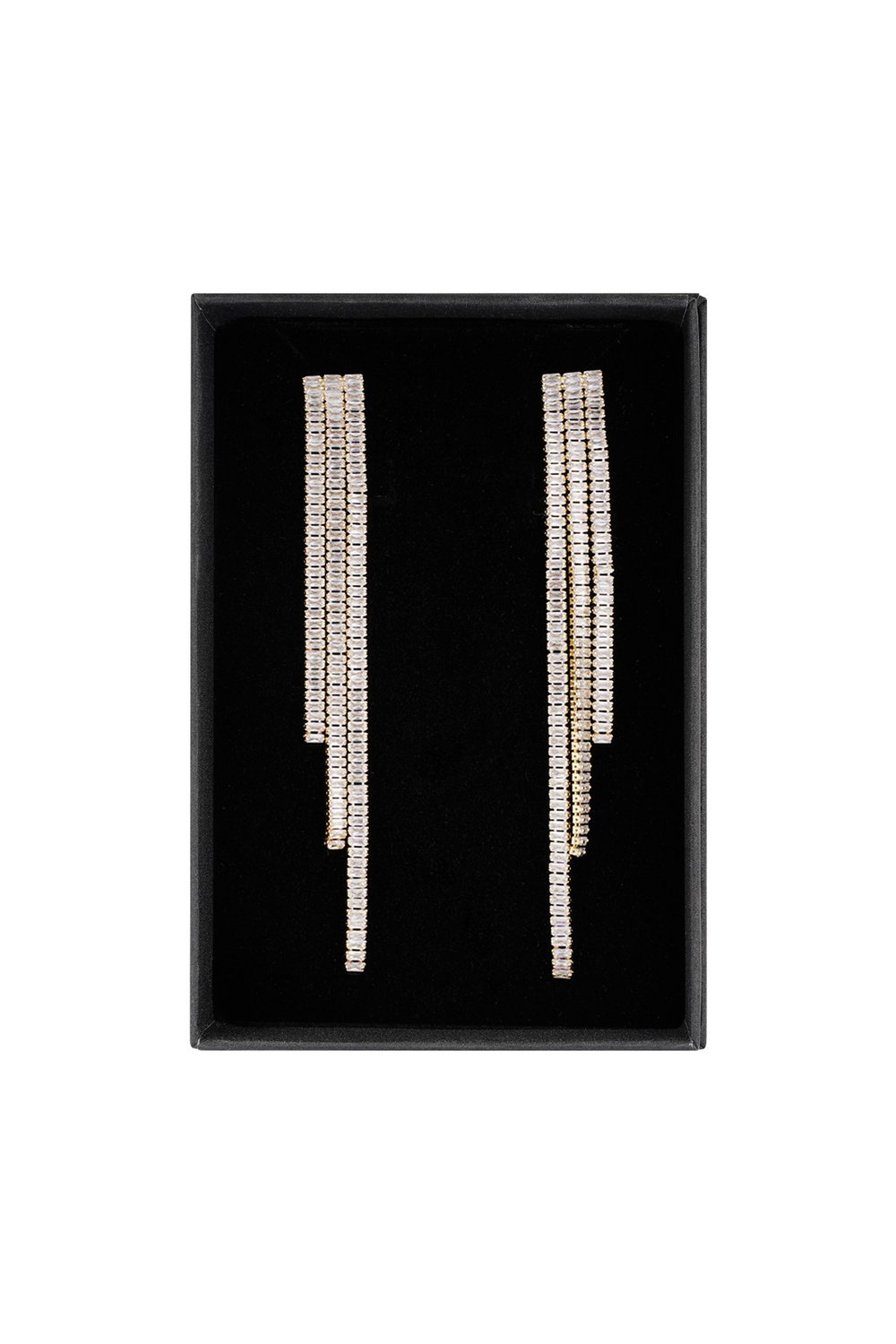 Elite shine earrings - Silver Color color