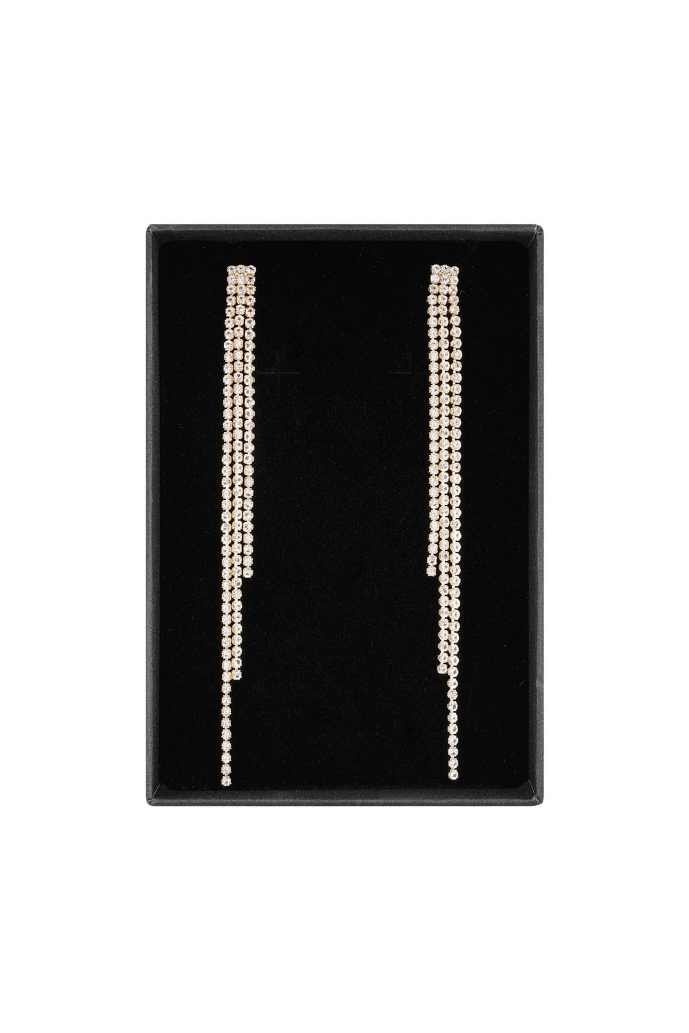 festive sparkle drops earrings