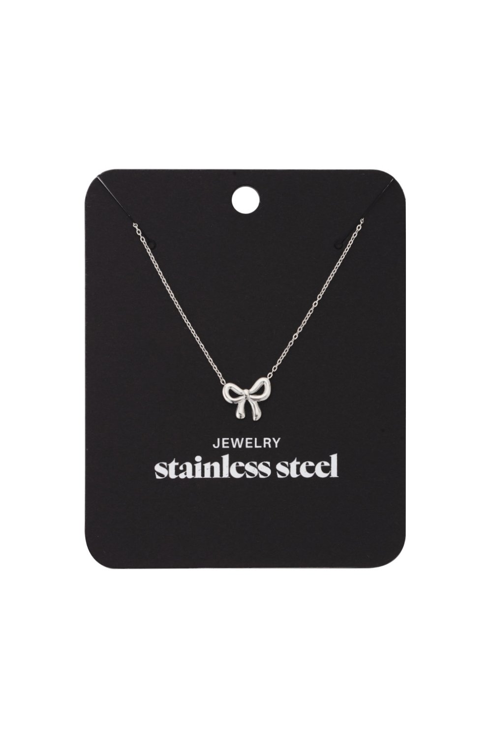 simple bow necklace Picture2