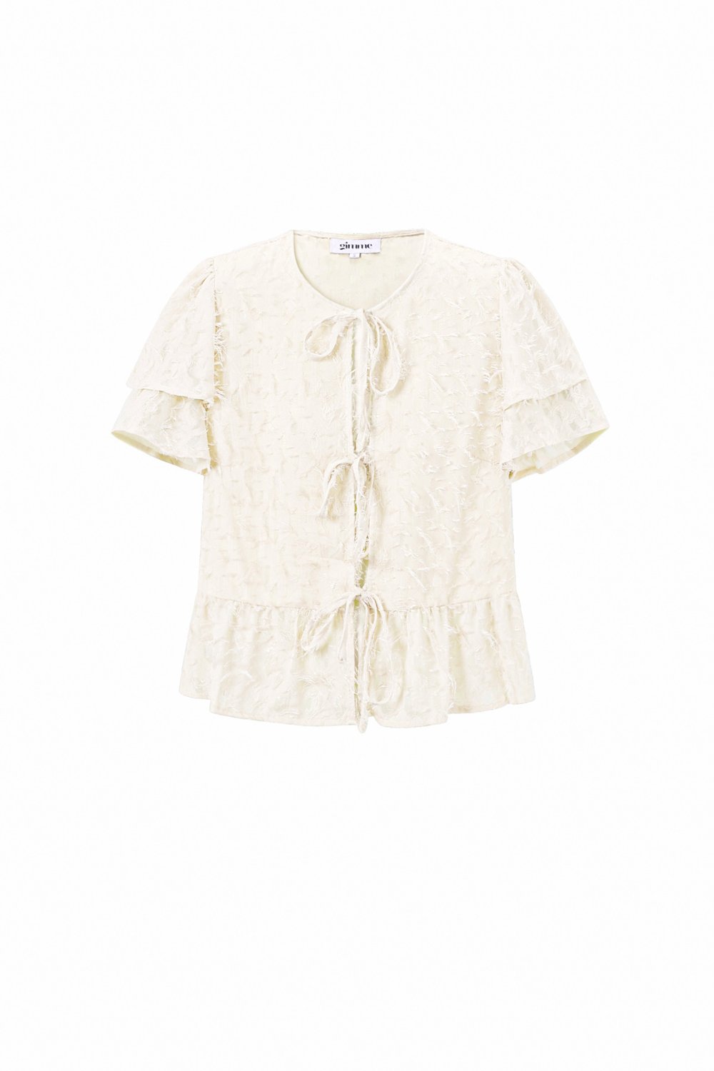 Short sleeve tops Solid color Elegant Spring/Summer