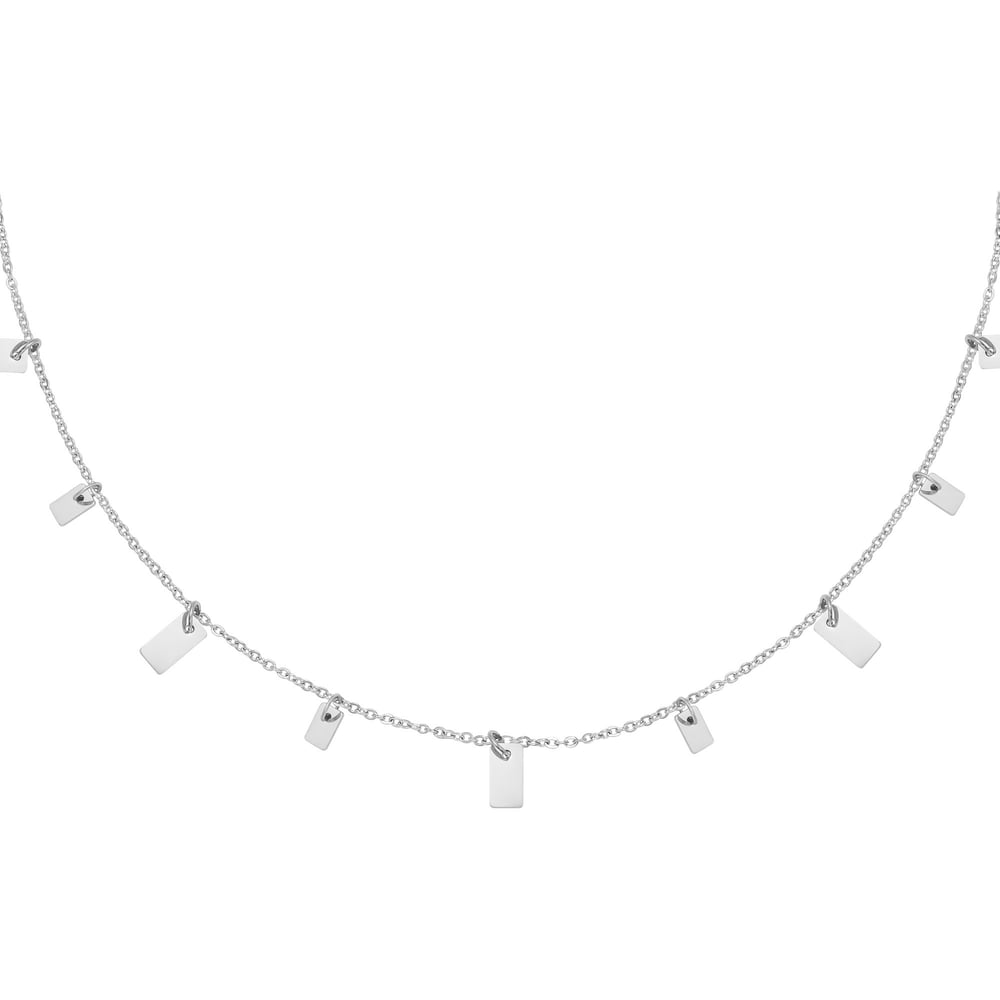 Necklace Floating Squares 
