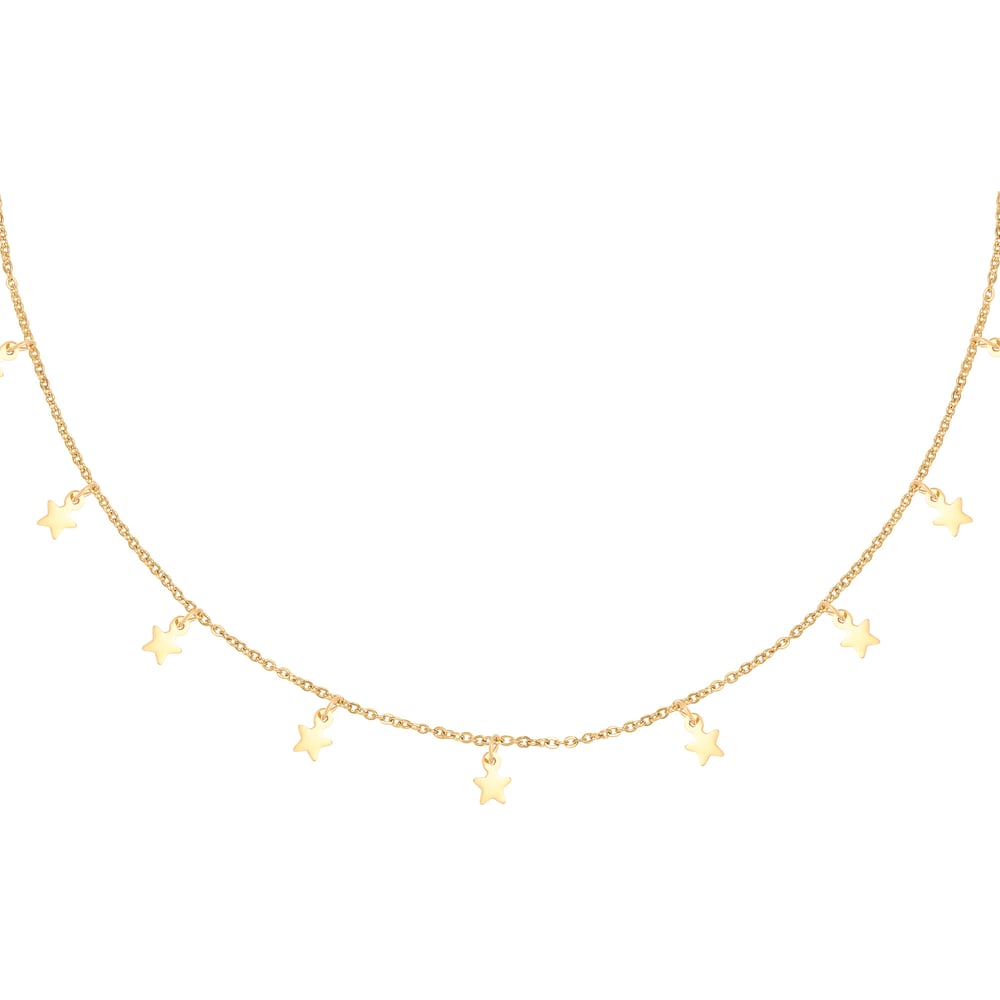Necklace Floating Stars