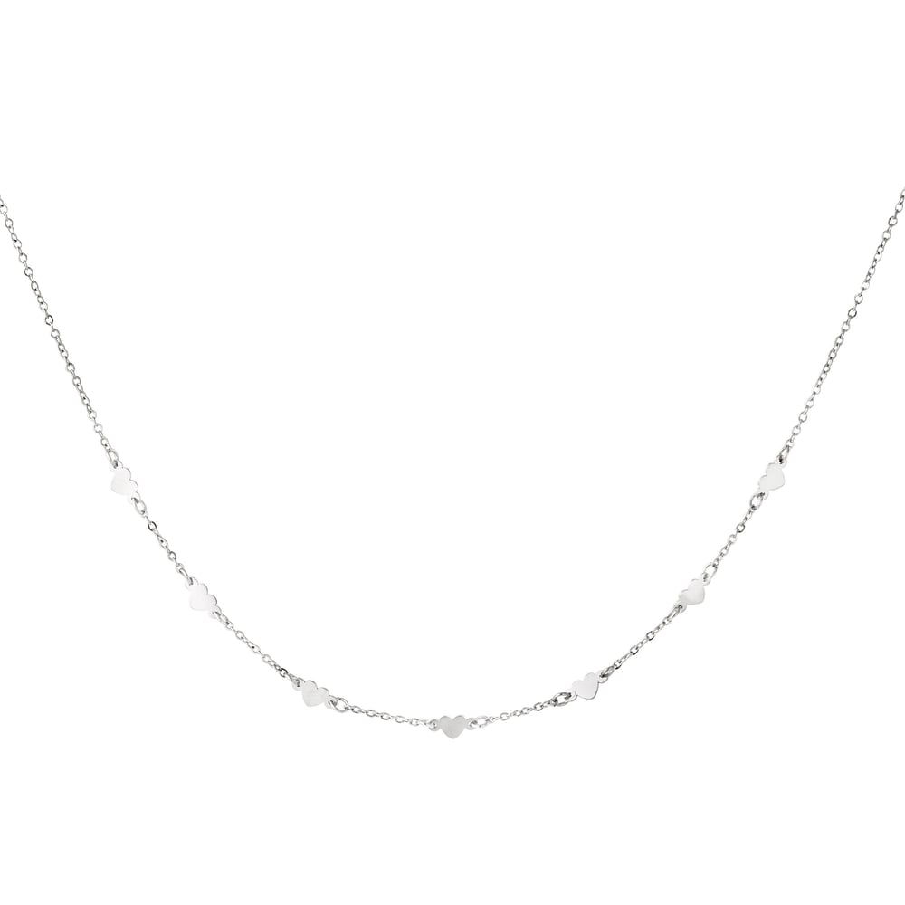 Stainless steel necklace heart