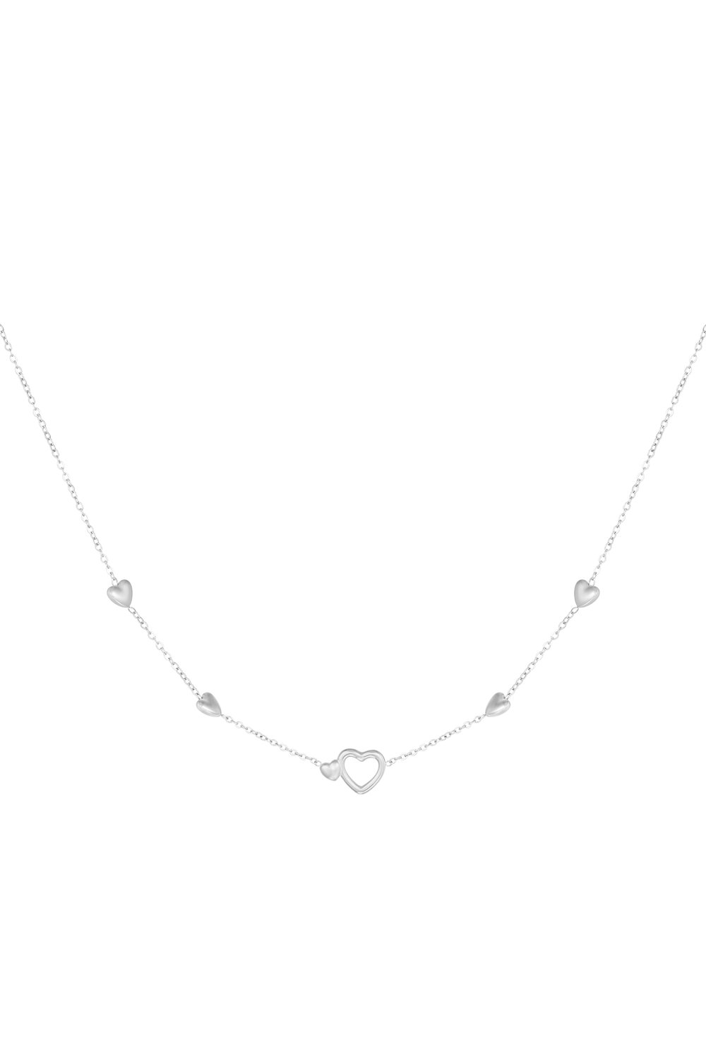 Halskette „All you need is love“ – Goldfarbe - Goldfarbefarbe 