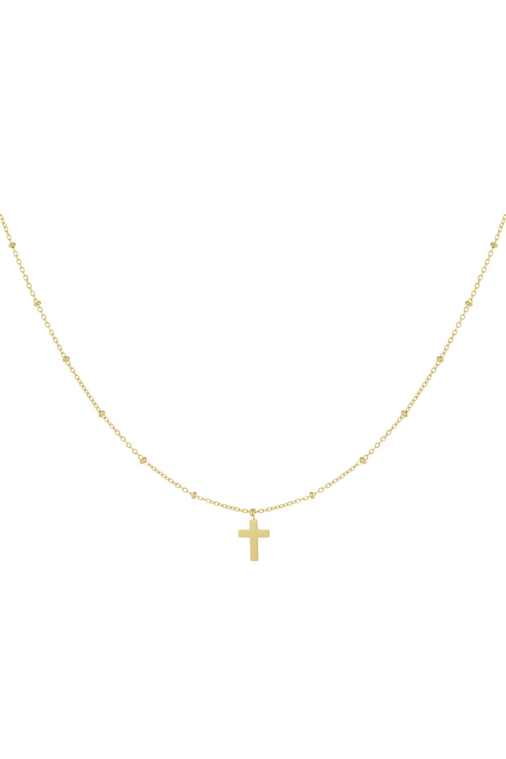 Necklace cross - Gold Color Stainless Steel h5Picture4