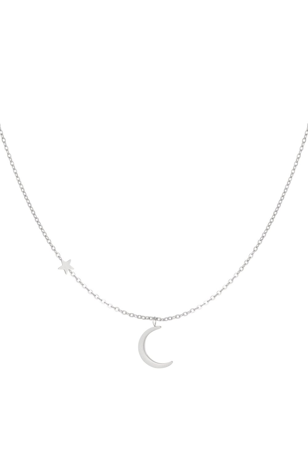 Halskette Mond mit Stern  