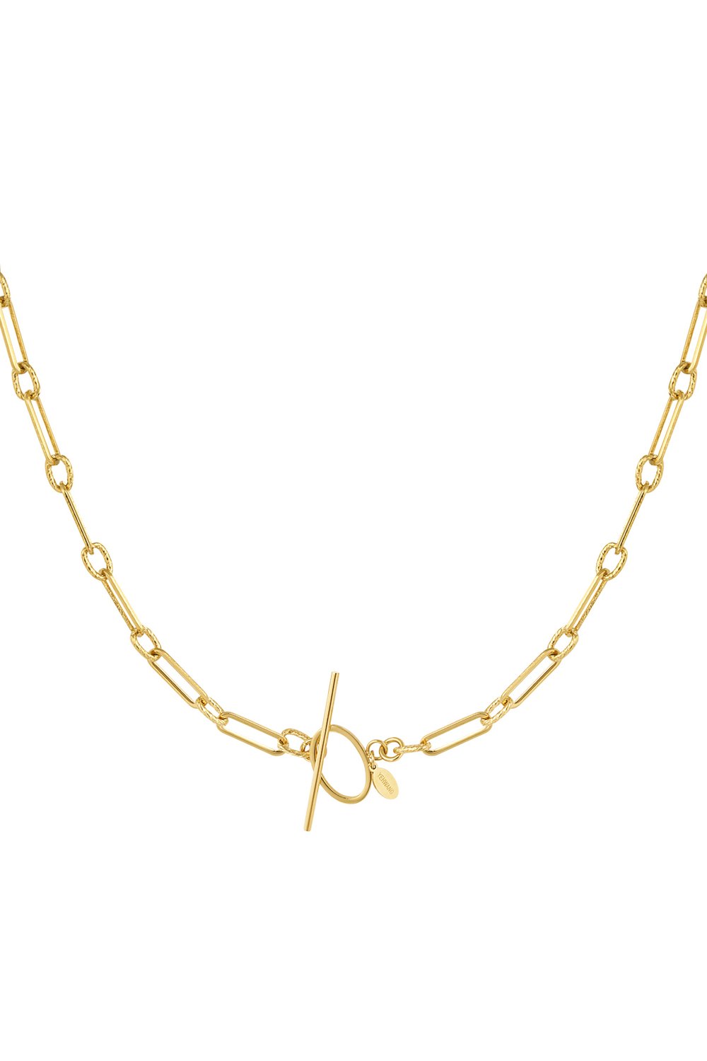 link chain thin with round closure 