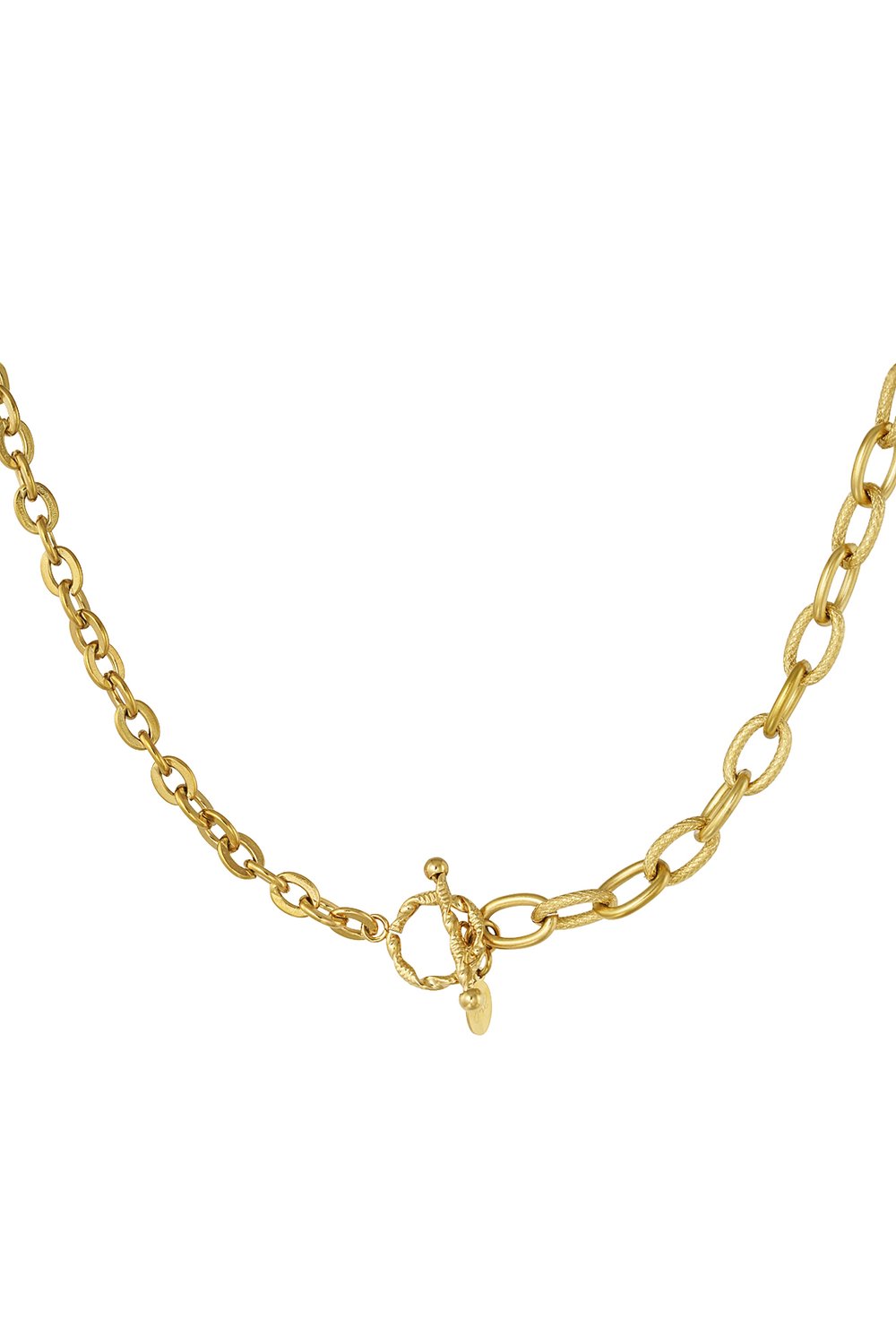 link chain 2 sizes with round closure