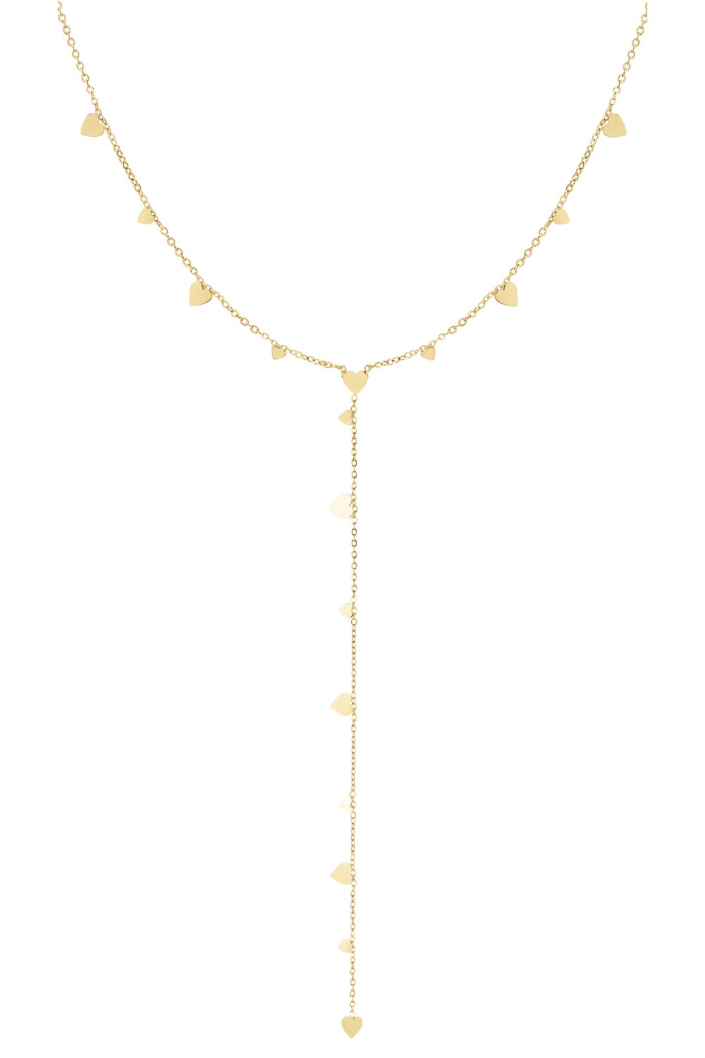 Necklace coins with center piece - Silver Color color