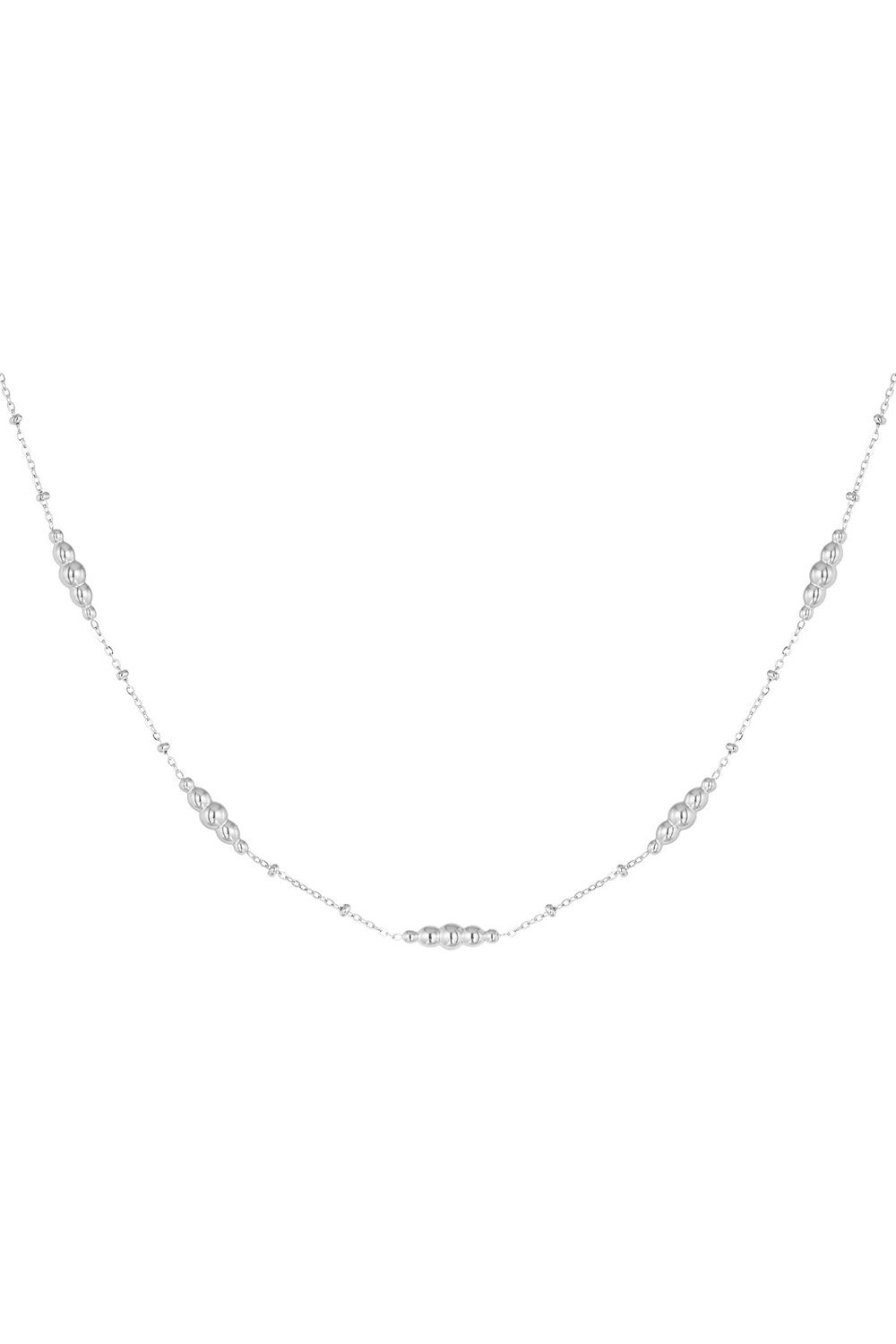 simple necklace with twisted charms