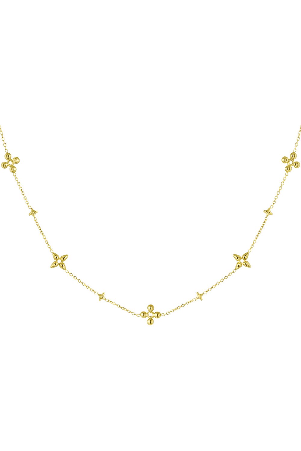 çiçek parti kolyesi 