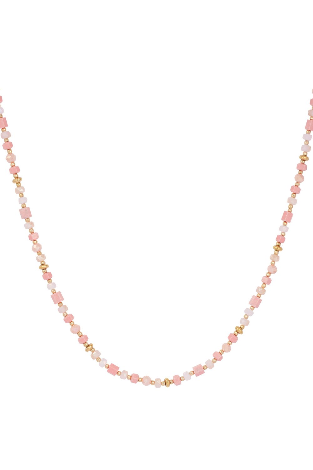 Colorful festival necklace - blue/Gold color 