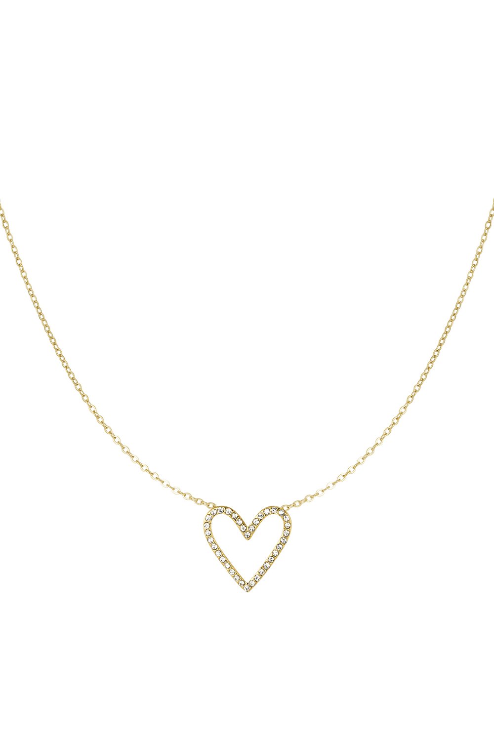 glitter lover necklace 