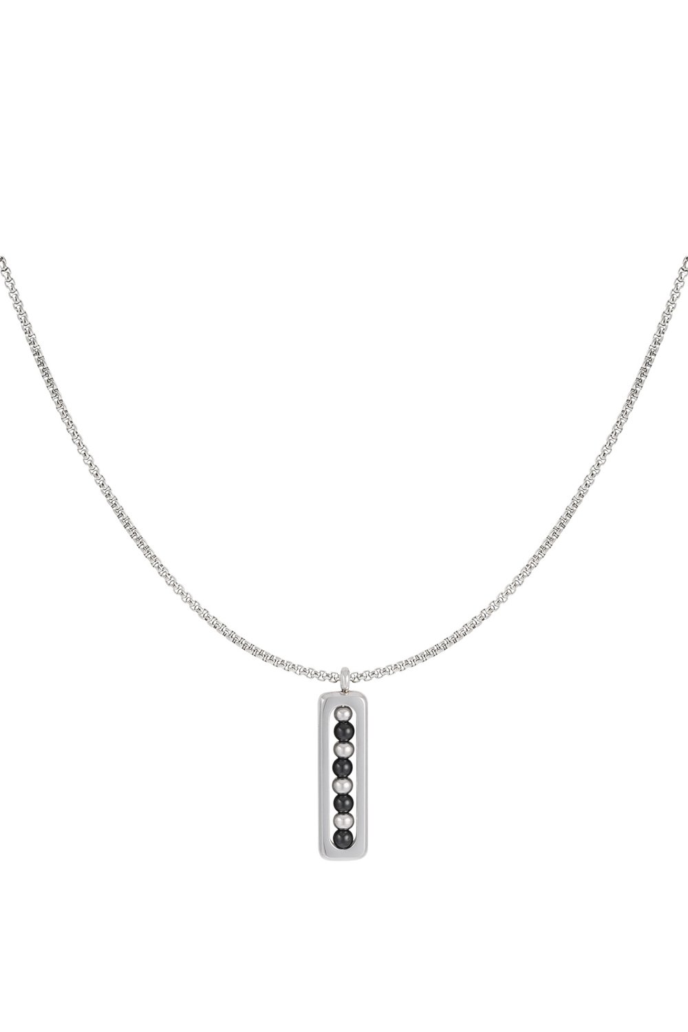 Men's necklace with ball charm