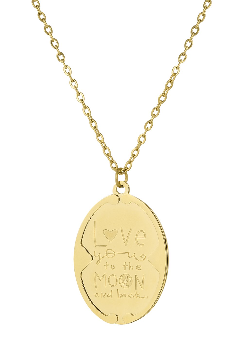 love you to the moon and back necklace Picture2