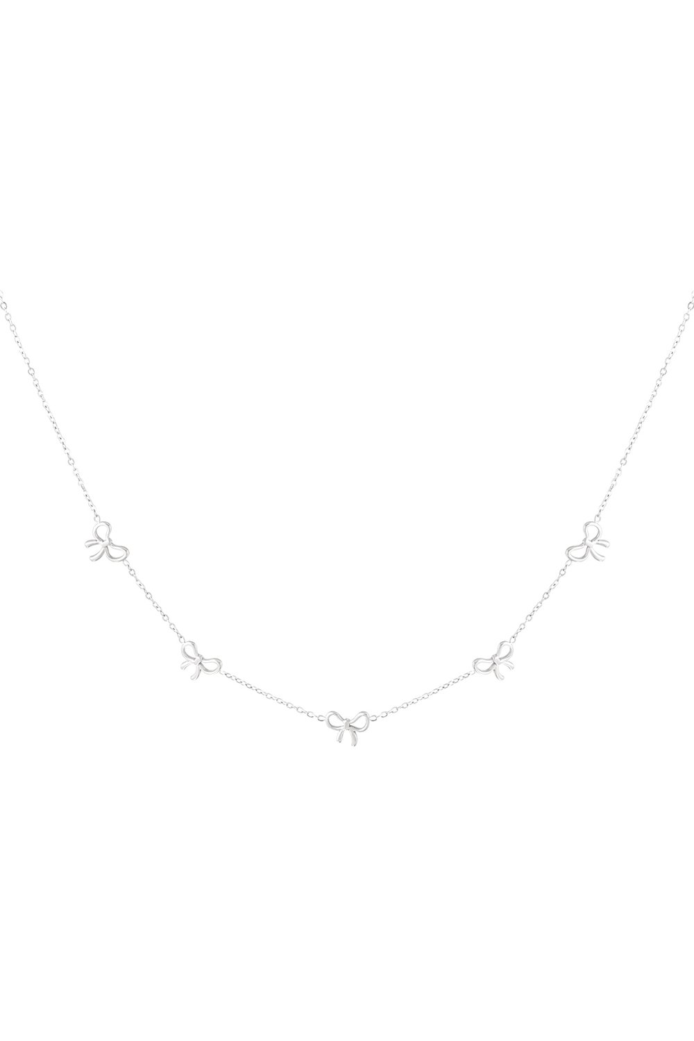 charming bows necklace 