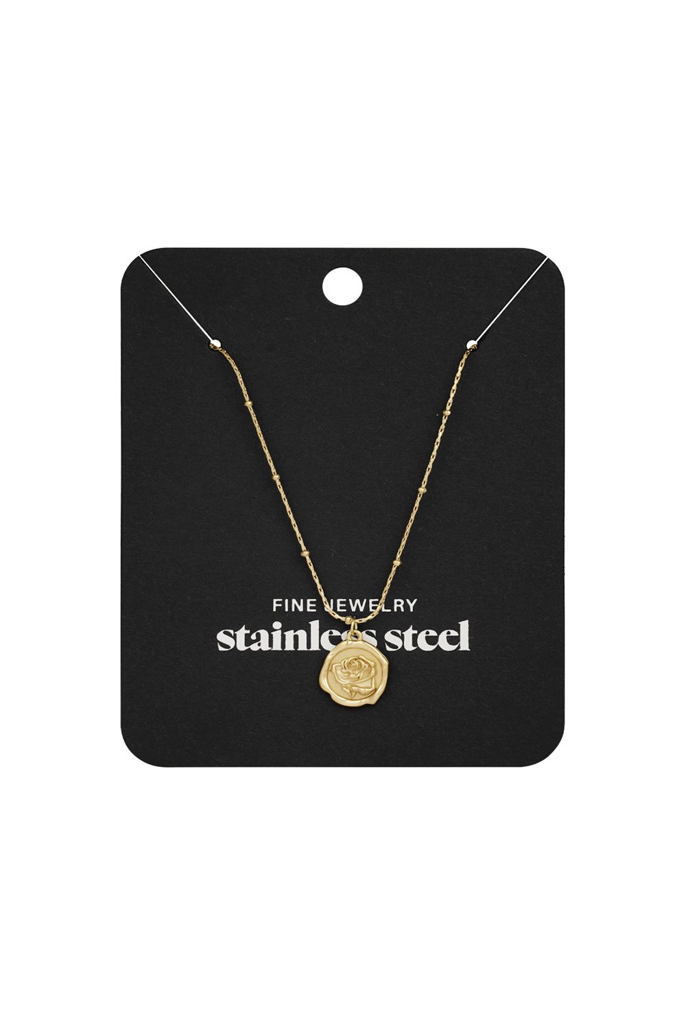 necklace rose charm h5Picture2