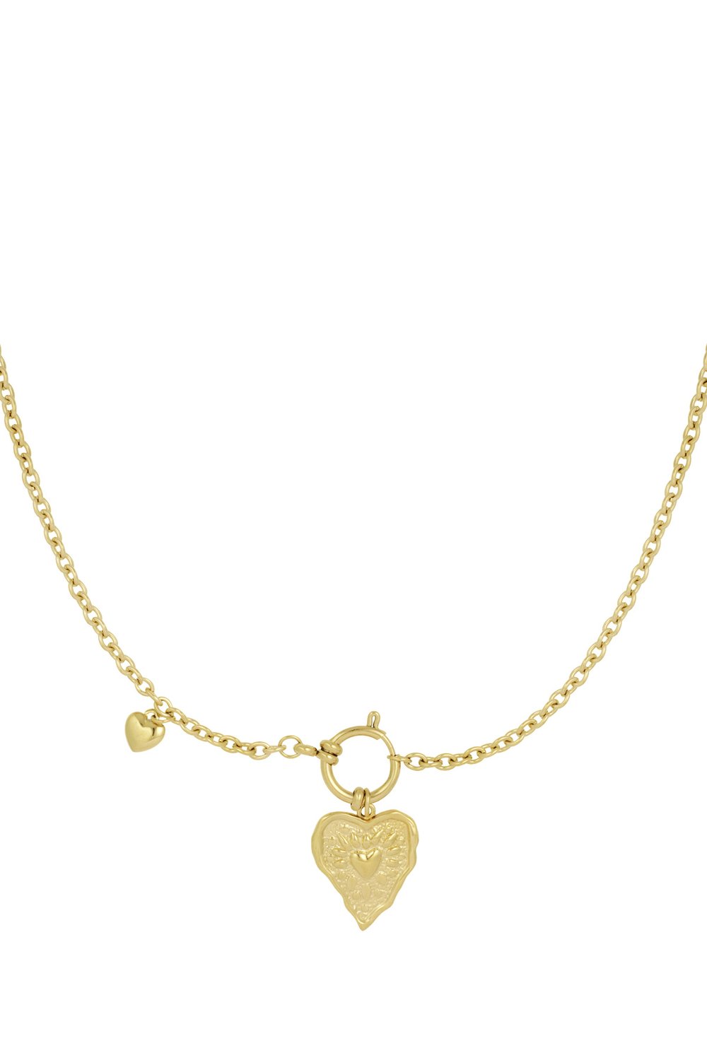 wavy heart necklace