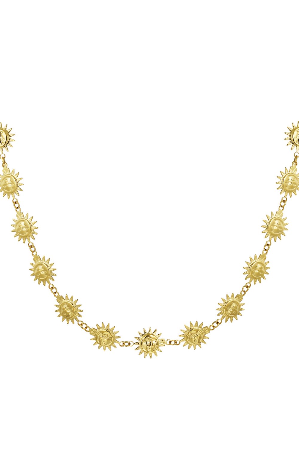 golden sunshine necklace