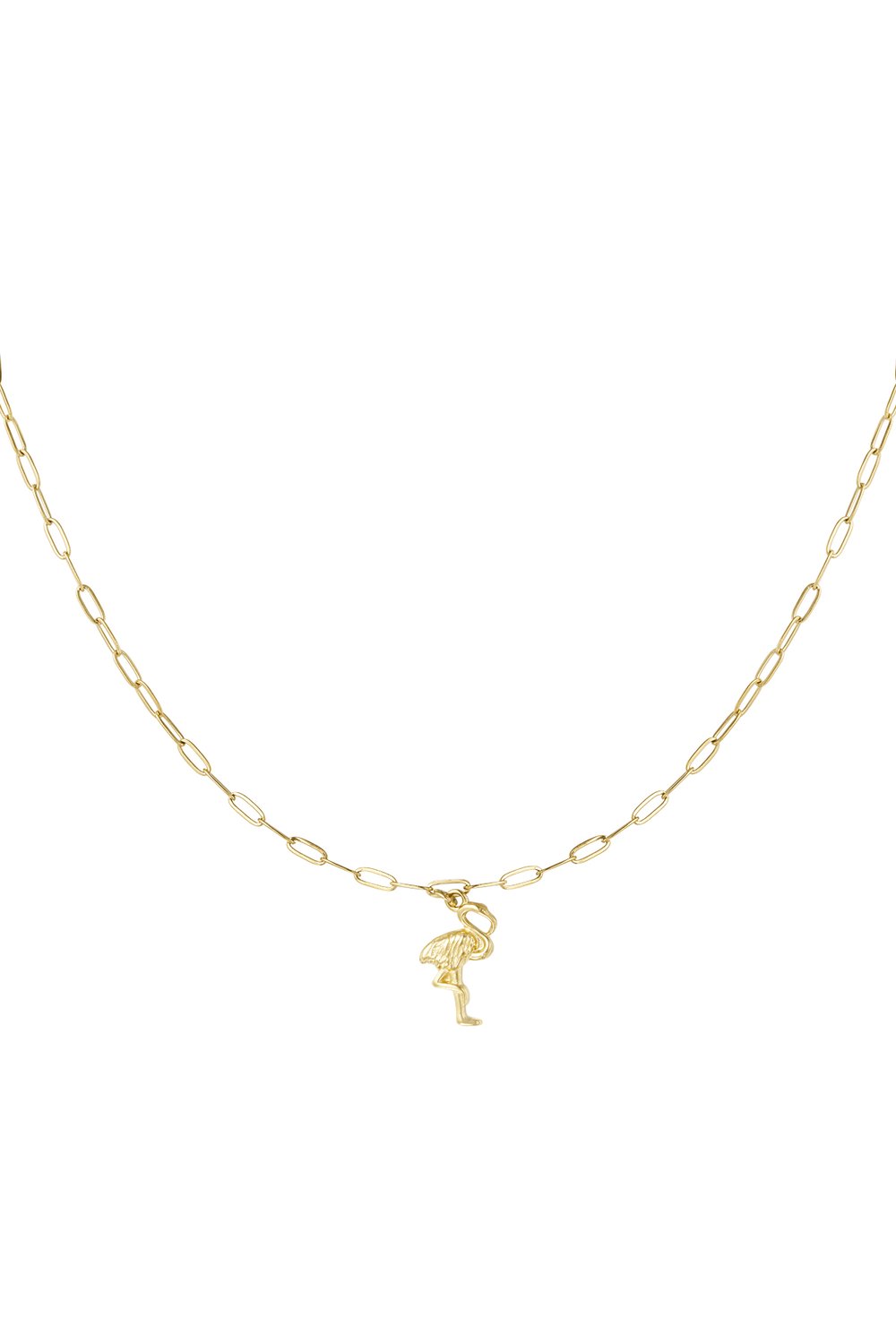 flamingo chain necklace 