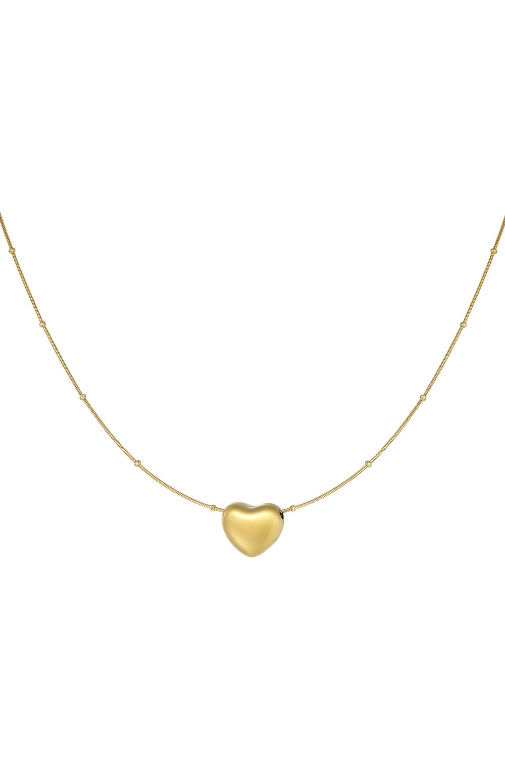 soft heart necklace 
