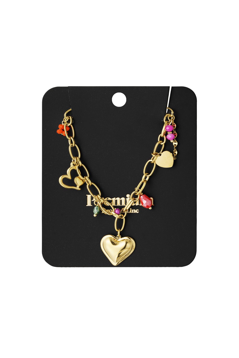 colorful love charm necklace h5Picture3