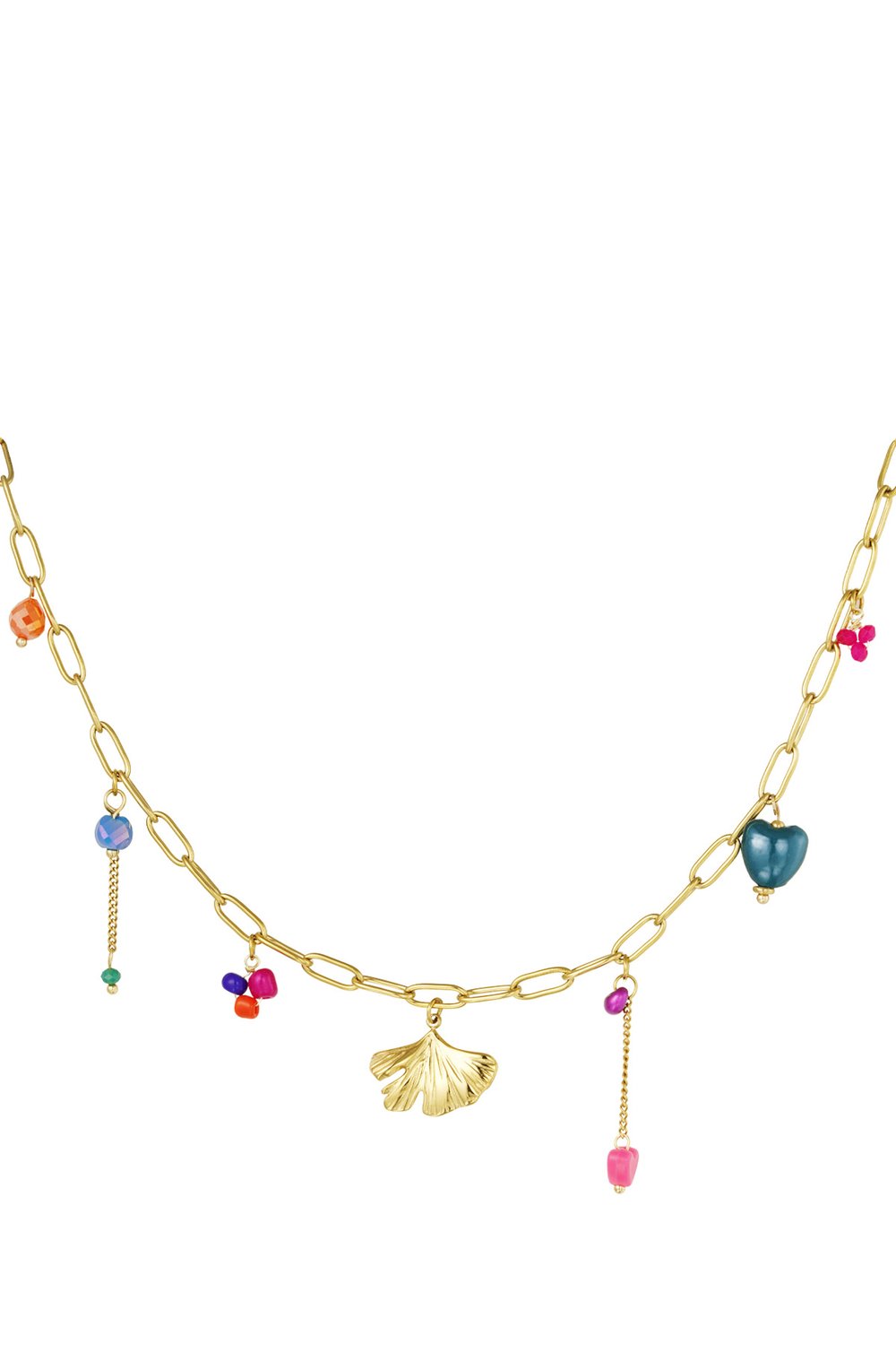 Paradise Charm Halskette - Goldfarben