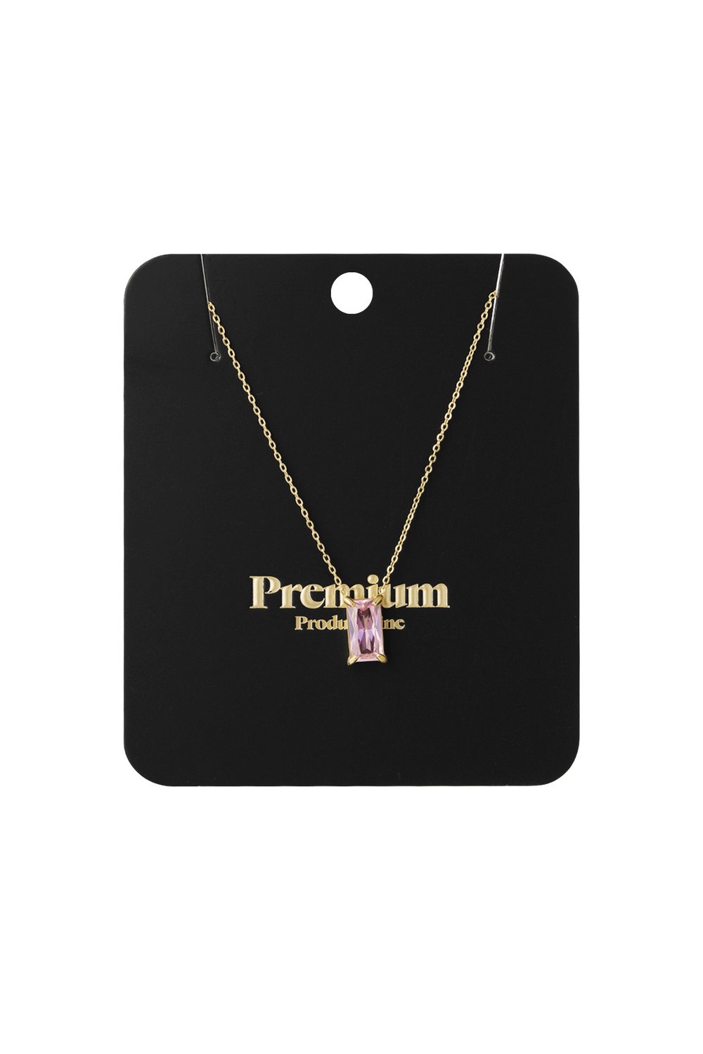 sleek sparkle necklace - pink & h5Picture3