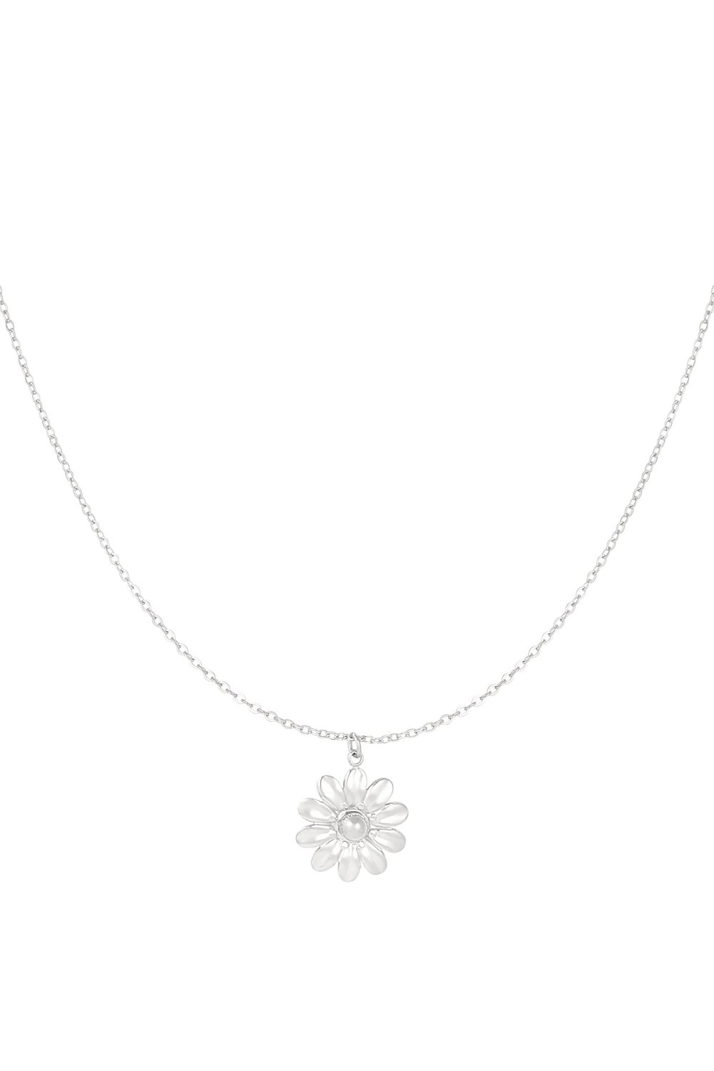 Halskette „Blossom Bliss“ – Goldfarbe - Goldfarbefarbe