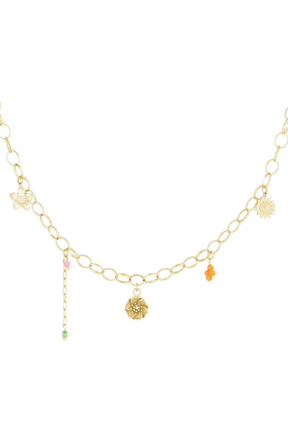 spring charms necklace