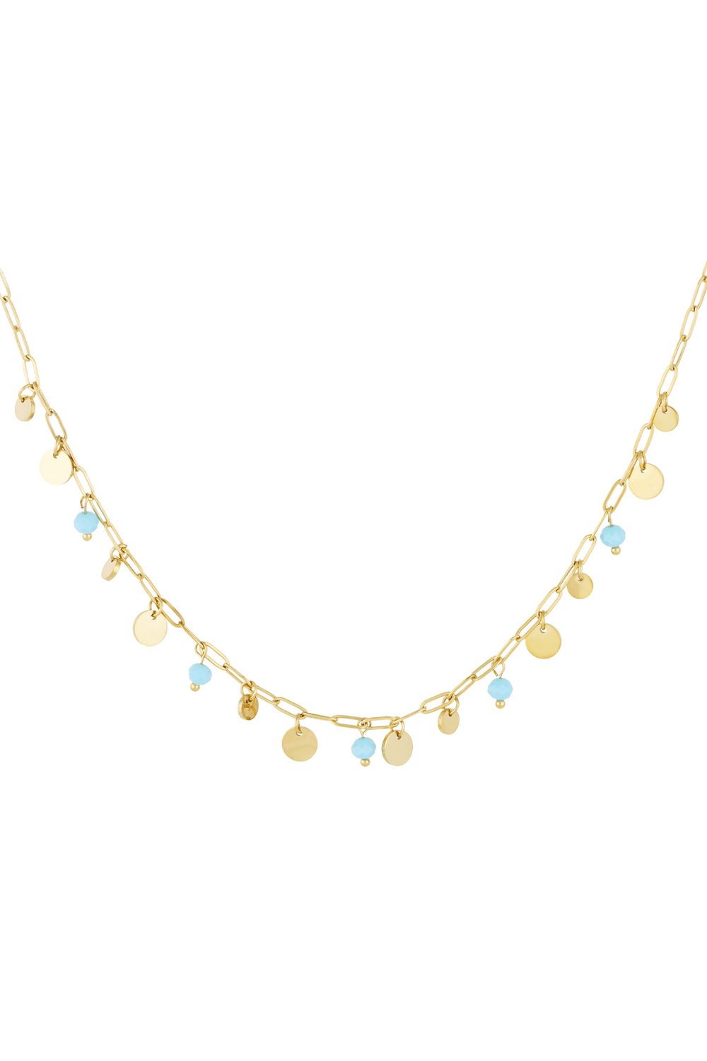 necklace mix of Gold color and red