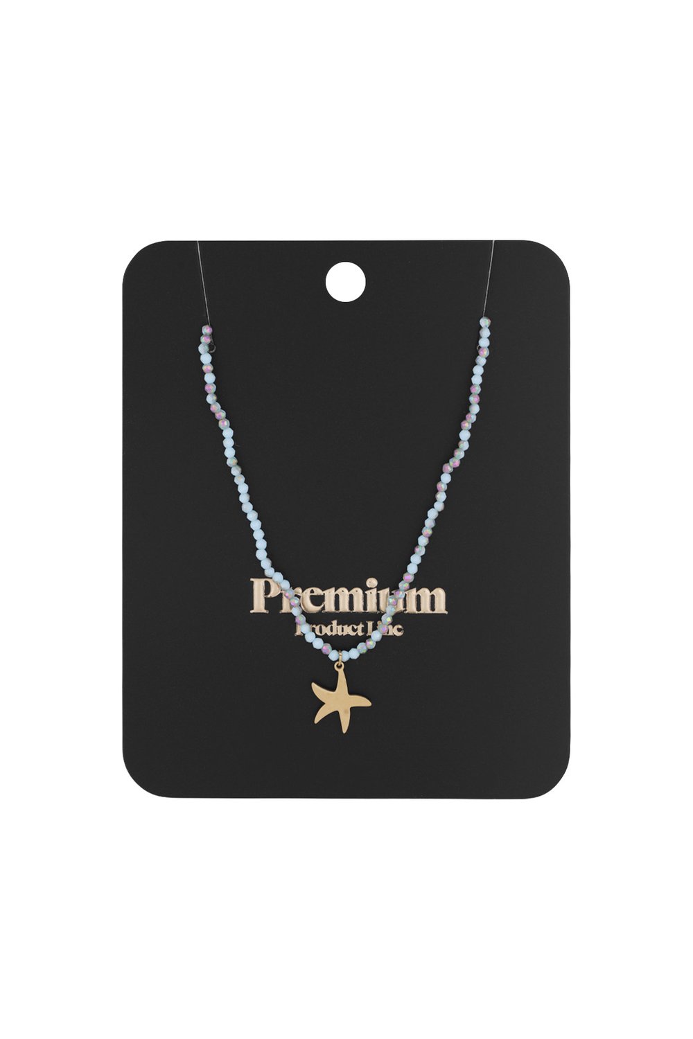 Necklace colorful starfish Picture3