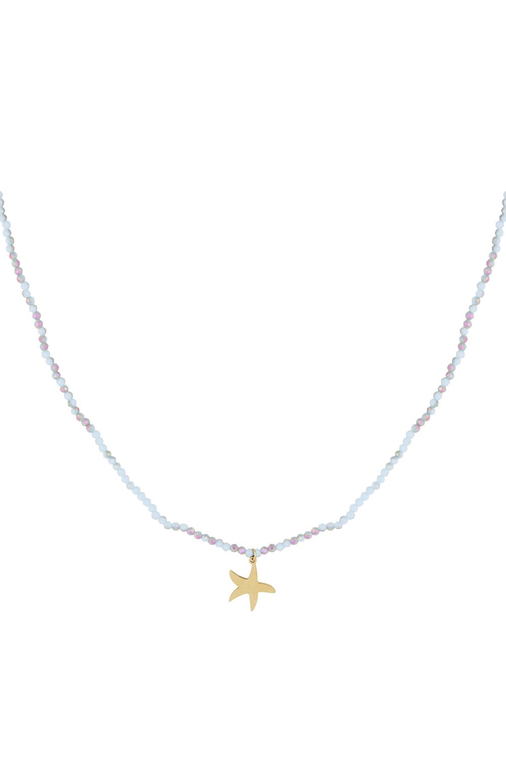 Necklace colorful starfish 