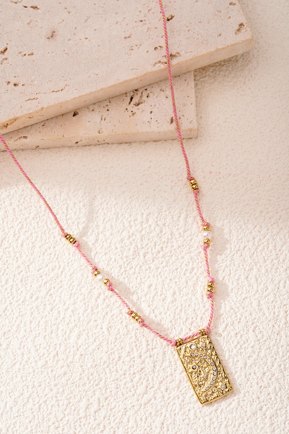 moony necklace - orange & Picture7