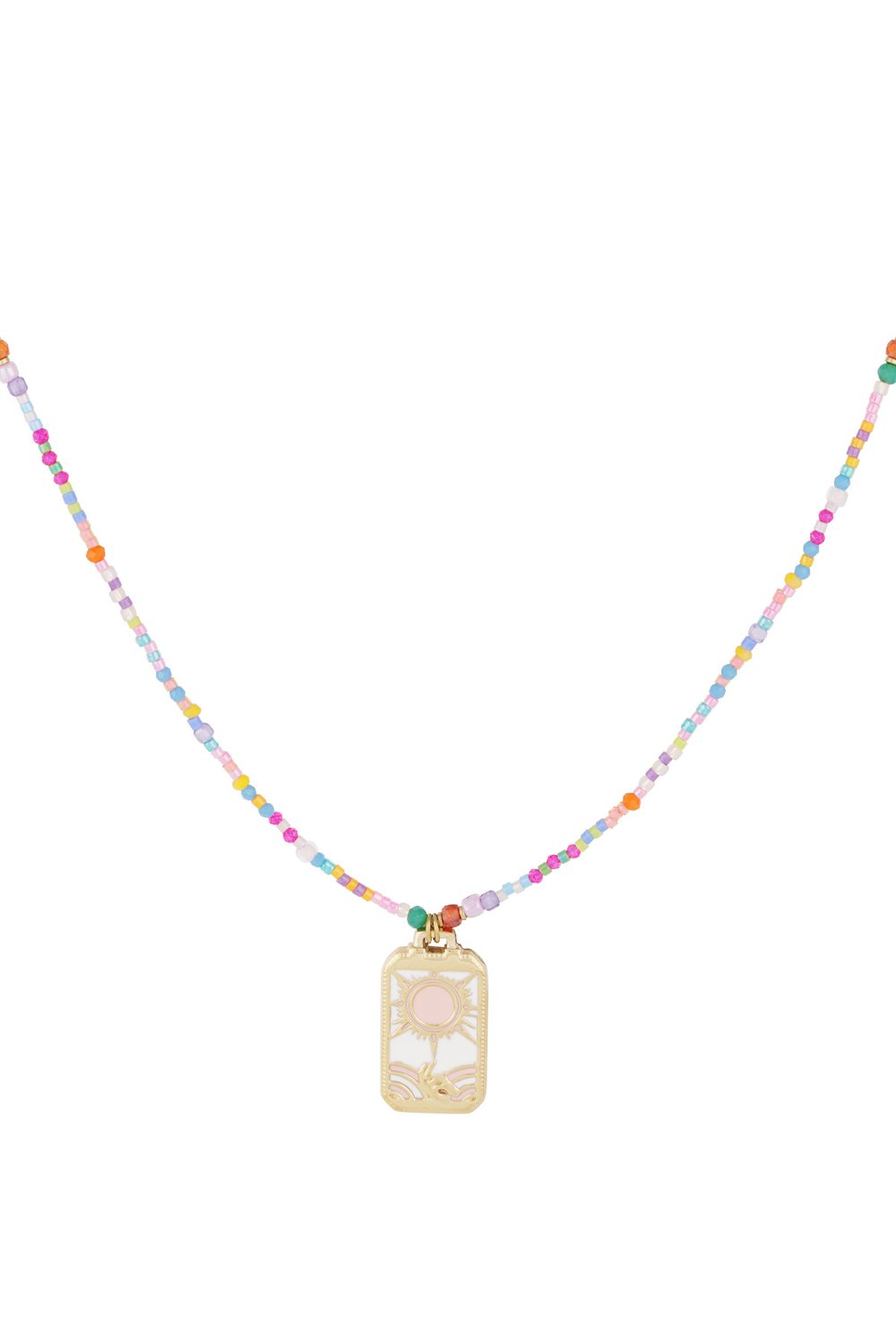 Colorful sunshine necklace - Multi