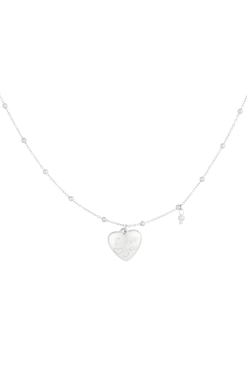 Ich liebe dich Halskette - Goldfarben