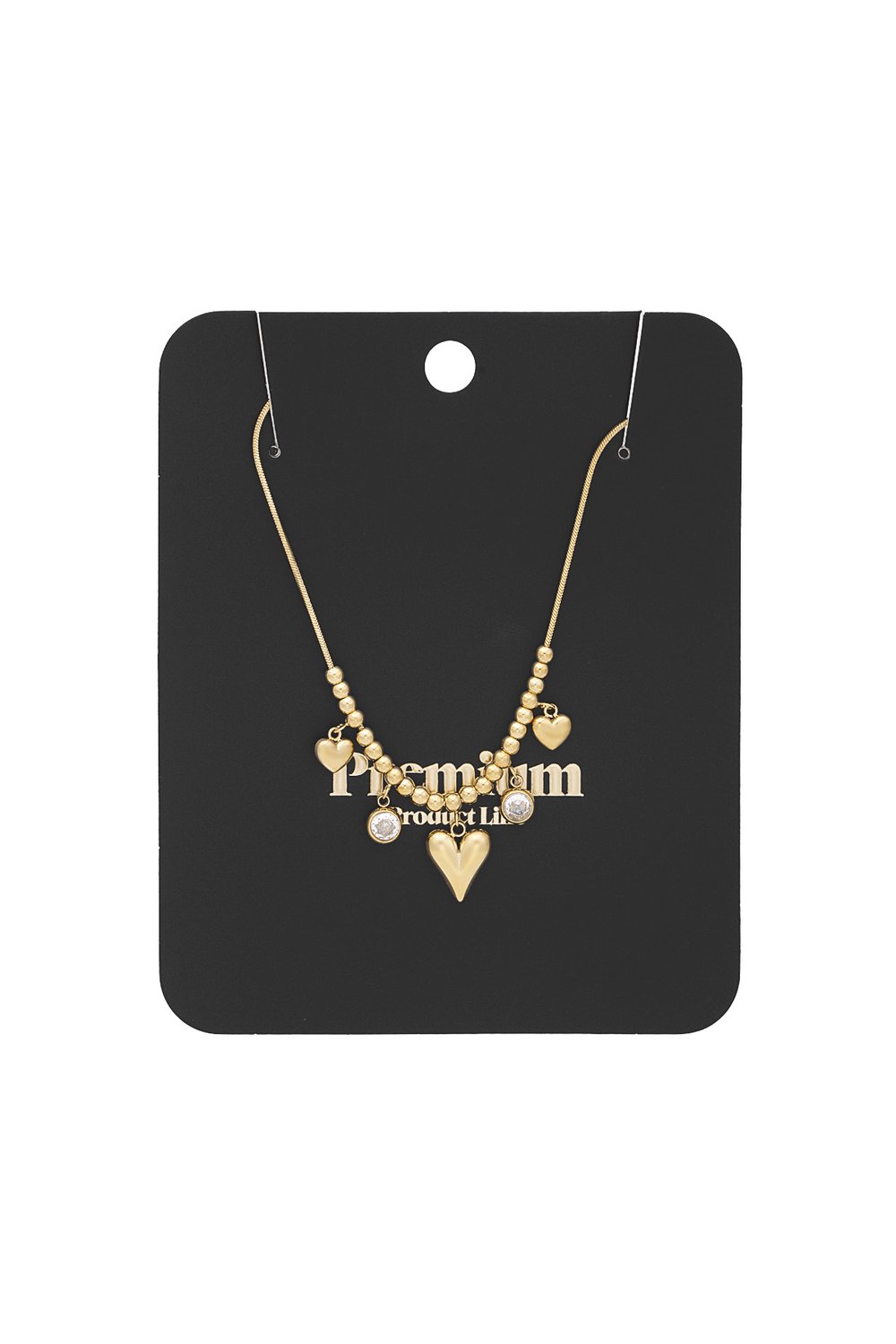 gleaming heart necklace Picture3