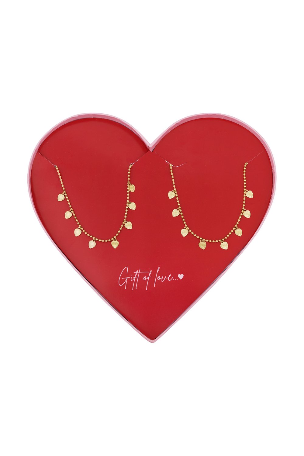 gift of love stainless steel endless love necklaces