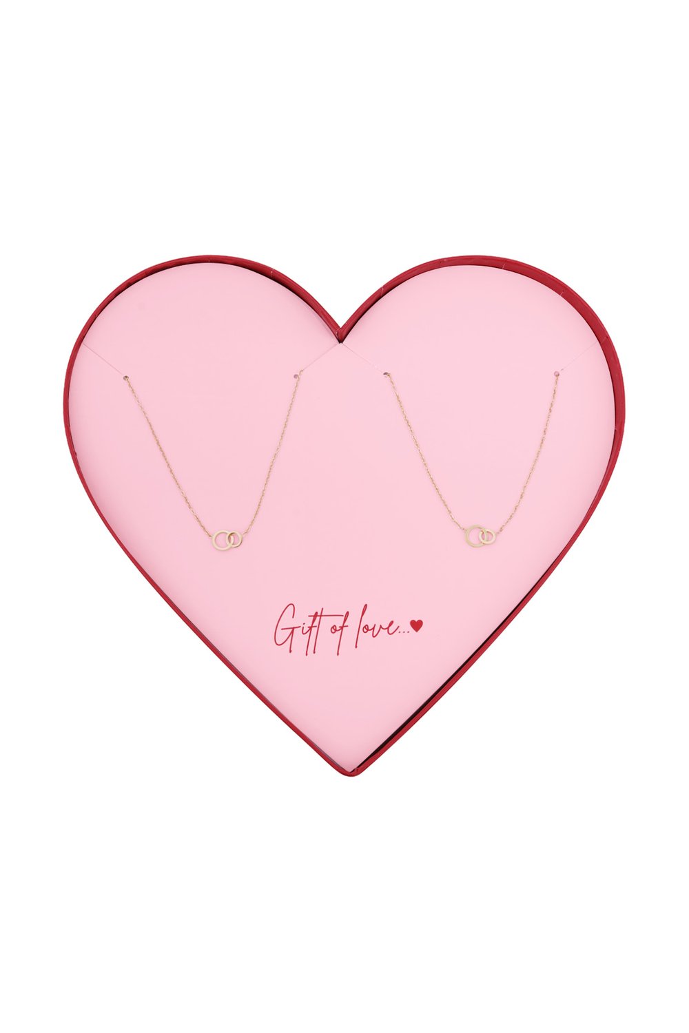 gift of love stainless steel infinity necklaces