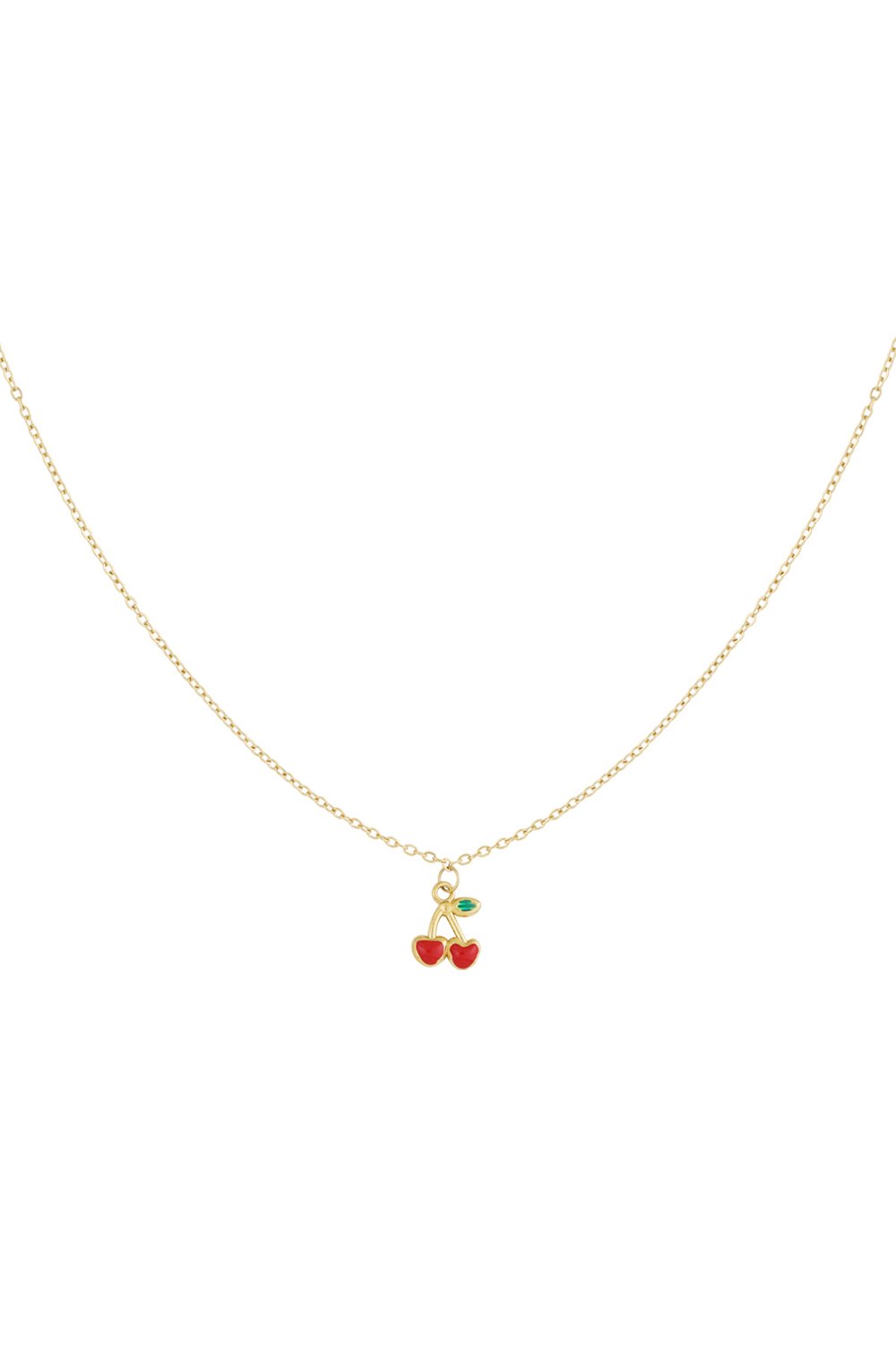 necklace cherry love