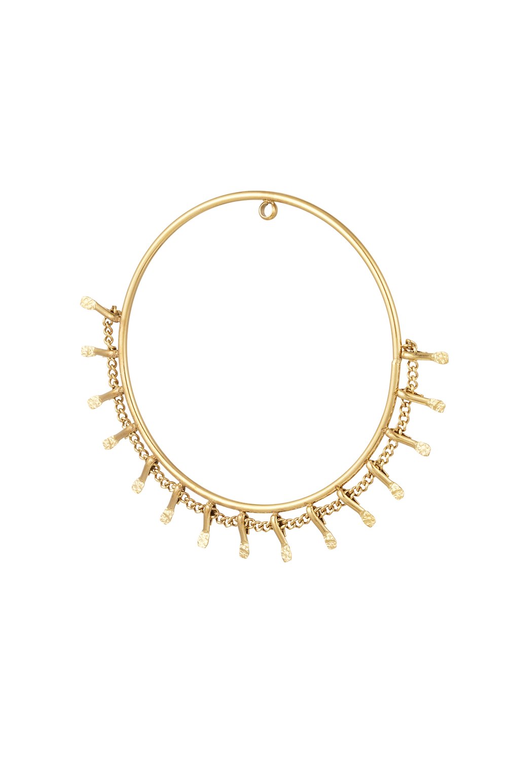 orecchino parte festa - acciaio inossidabile colore oro 